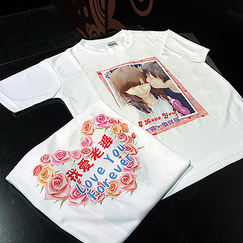 白色員領吸濕排汗衫分享組(雙面印)